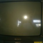 赤穂市松原町付近で回収したブラウン管テレビテレビです。
