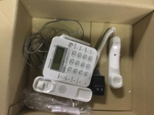 姫路市で不用品回収した電話機