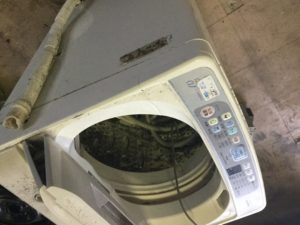 姫路市で不用品の片付け回収をした洗濯機