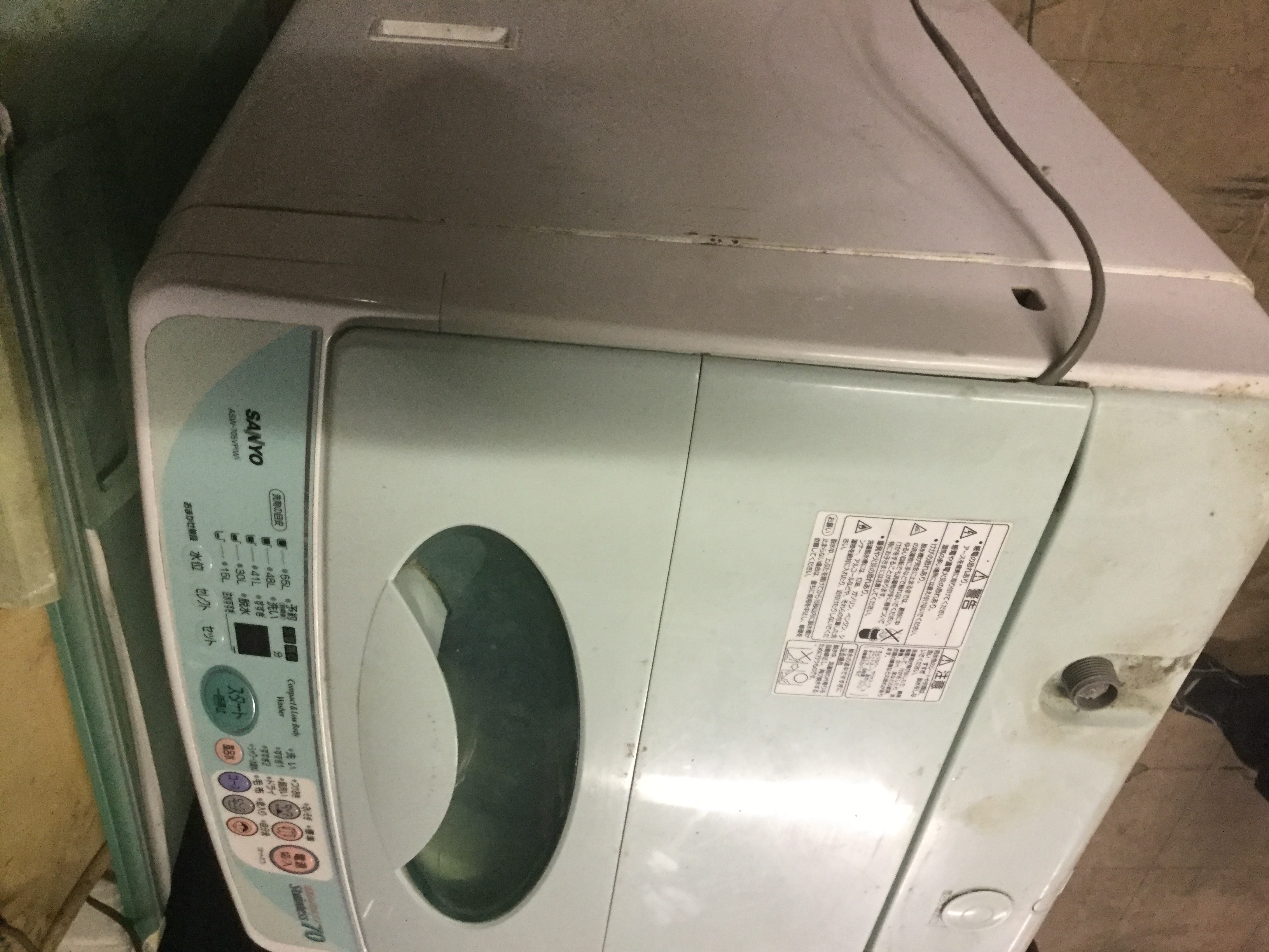 姫路市で回収した洗濯機