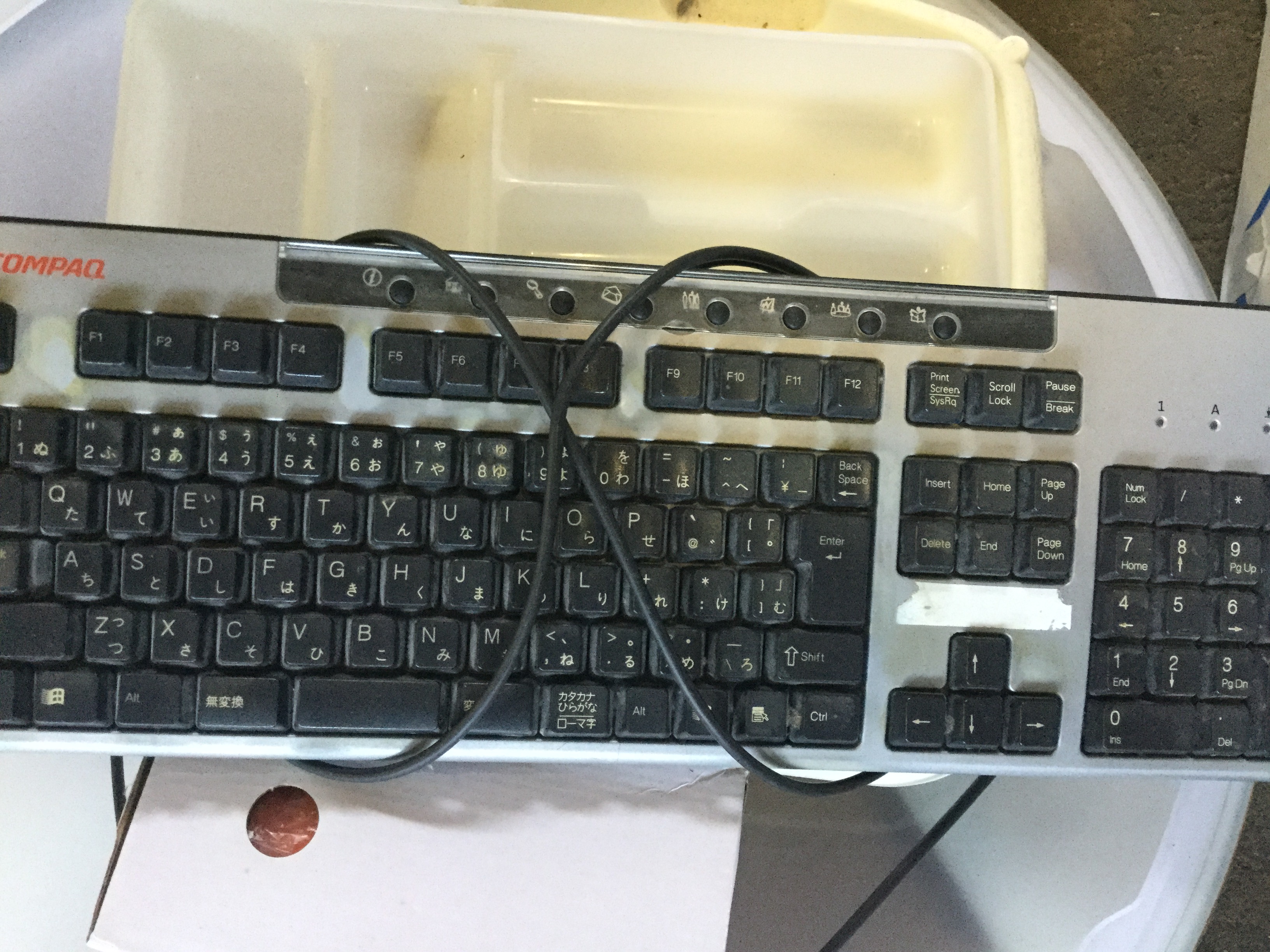 姫路市で回収したキーボード