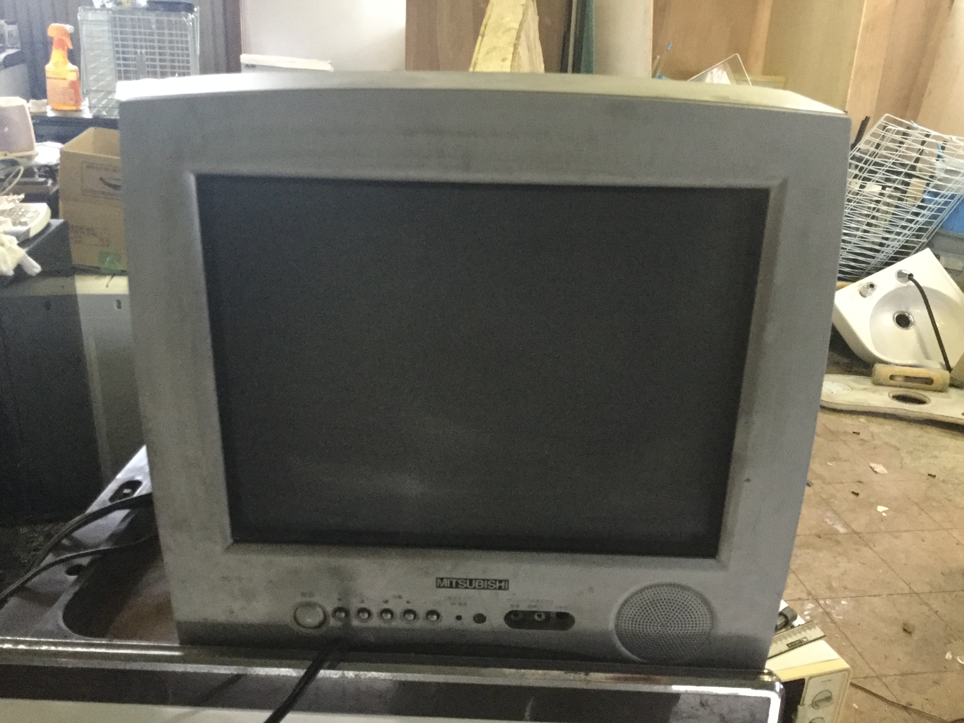 姫路市で不用品回収・処分したブラウン管テレビ