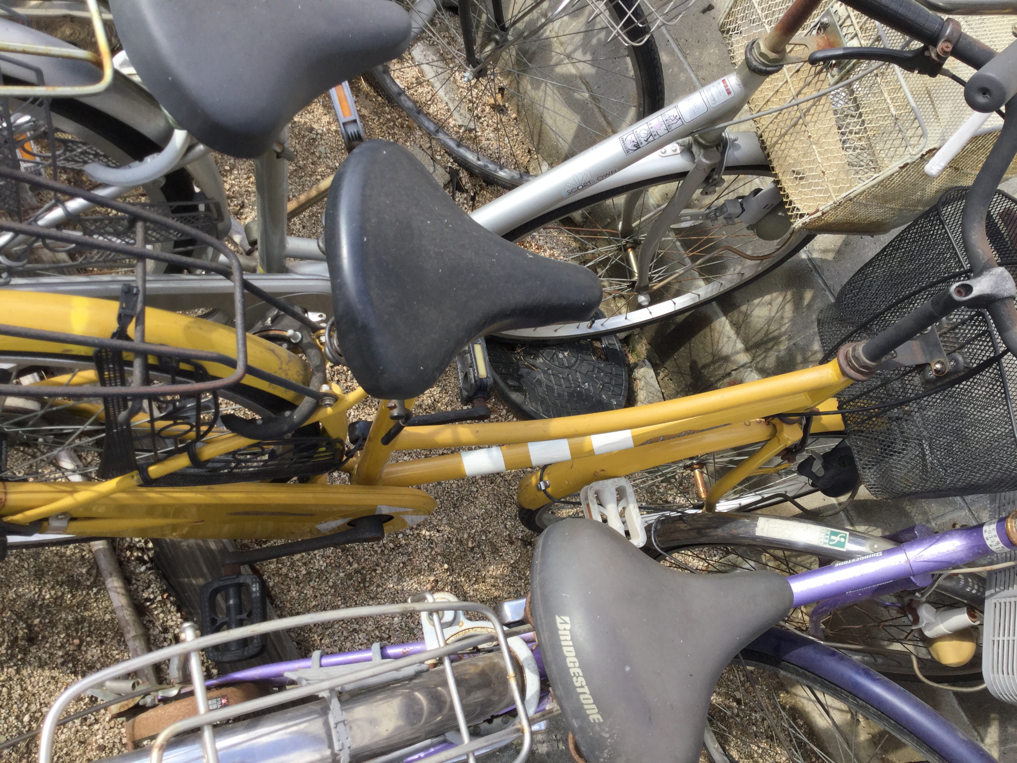 姫路市で回収した自転車