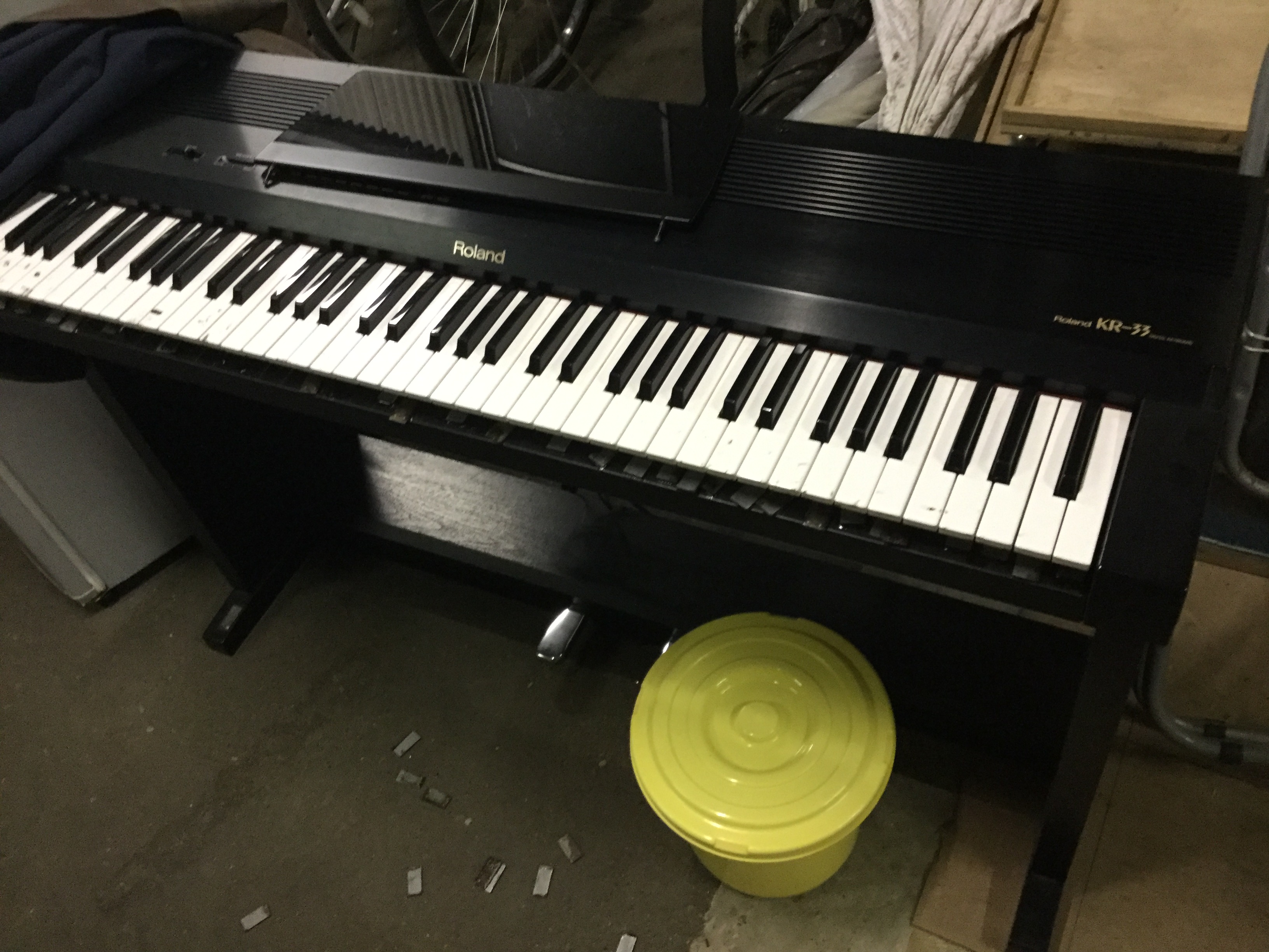 赤穂市で回収したピアノです。