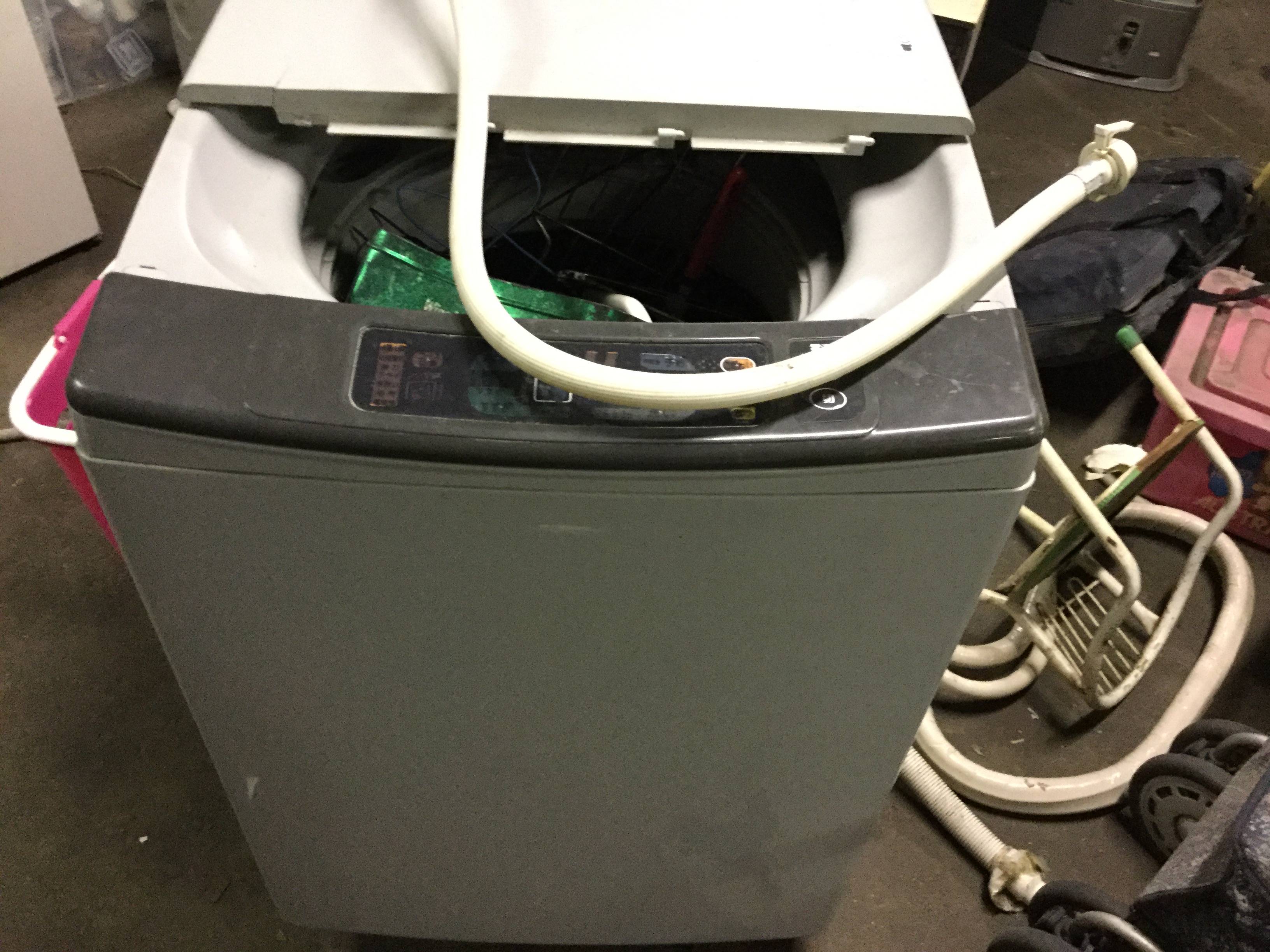赤穂市で回収した洗濯機です。