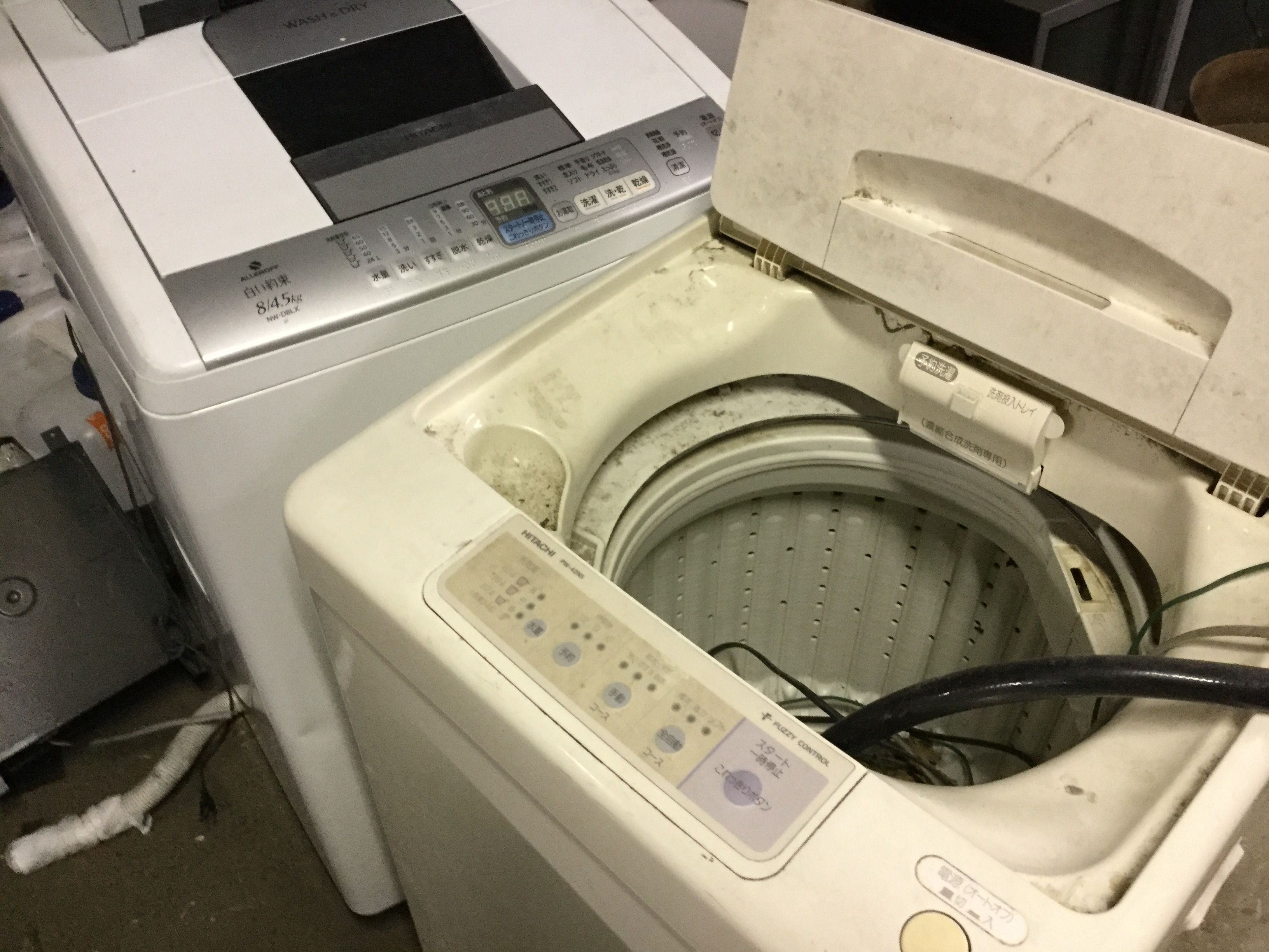 姫路市八代東光寺町付近で回収した洗濯機です。