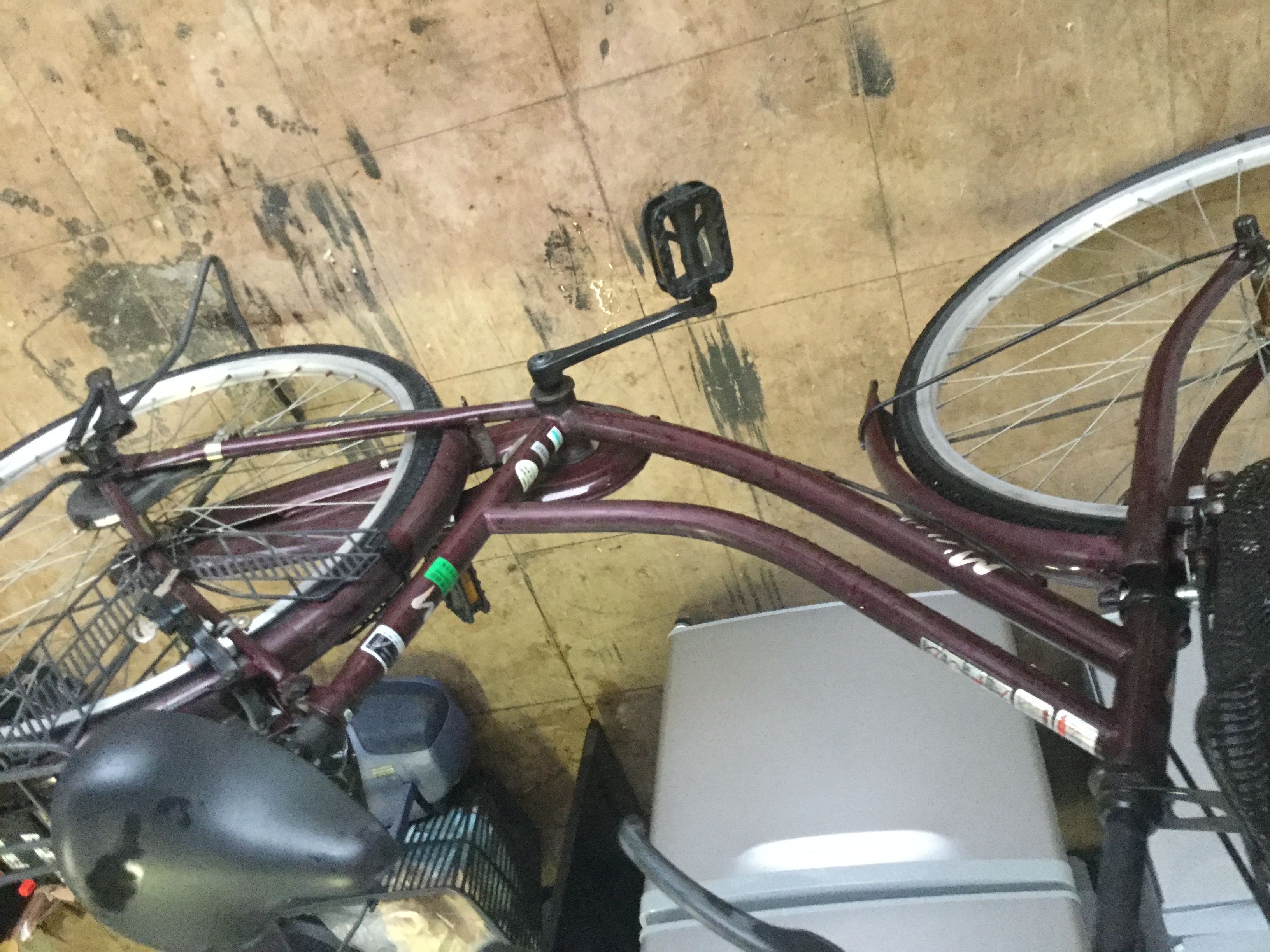 赤穂市平成町付近で回収した自転車です。