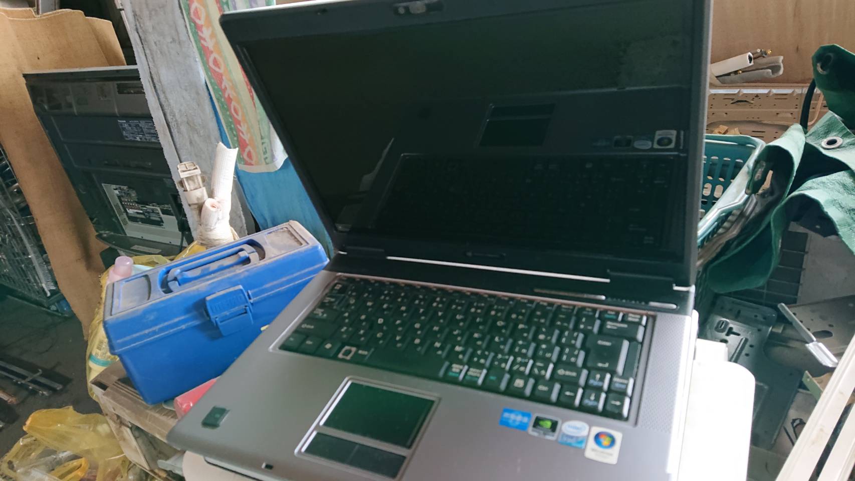 姫路市で不用品回収したノートパソコンです。