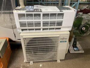 太子町老原でエアコン取り外しからエアコン回収までしました。エアコン