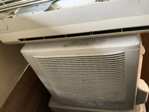 佐用郡佐用町南でエアコン取り外しからエアコン処分までさせていただきました。