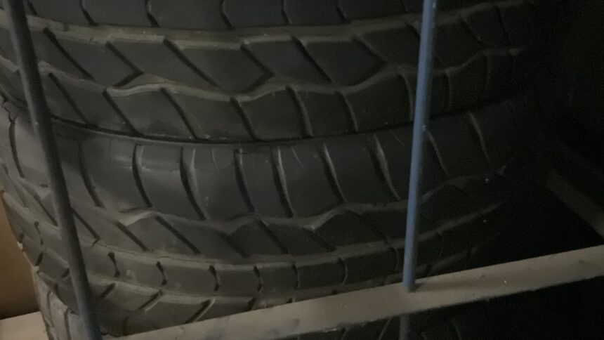 兵庫県赤穂郡上郡町でタイヤ処分