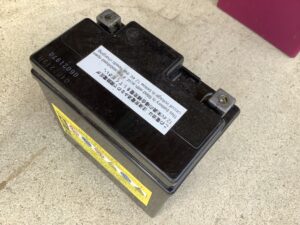 上郡町で回収処分したバッテリー