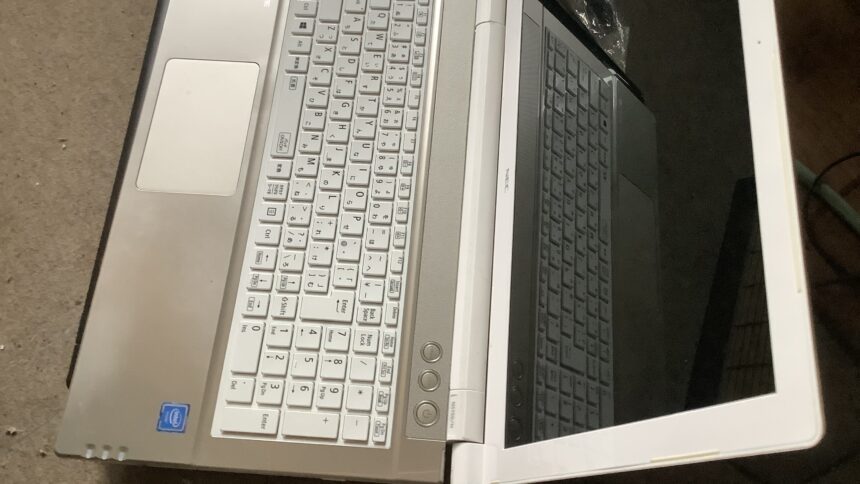 姫路市で回収処分したノートパソコン