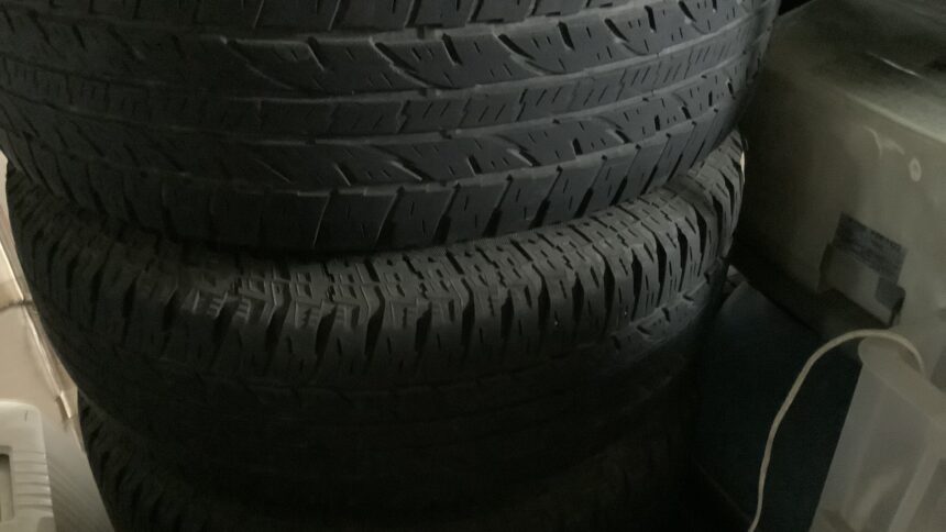 たつの市で回収処分したタイヤ