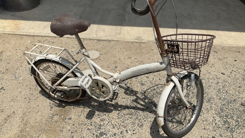 赤穂市で回収処分した自転車