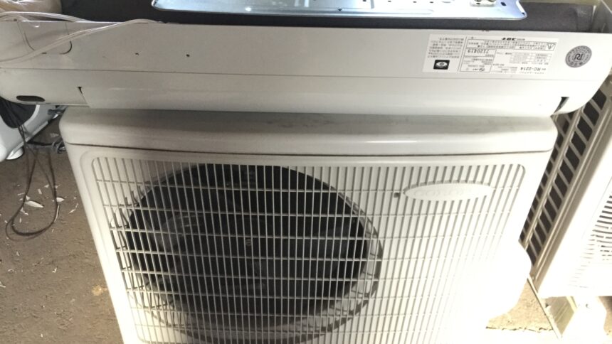 兵庫県たつの市でエアコン回収からエアコン処分