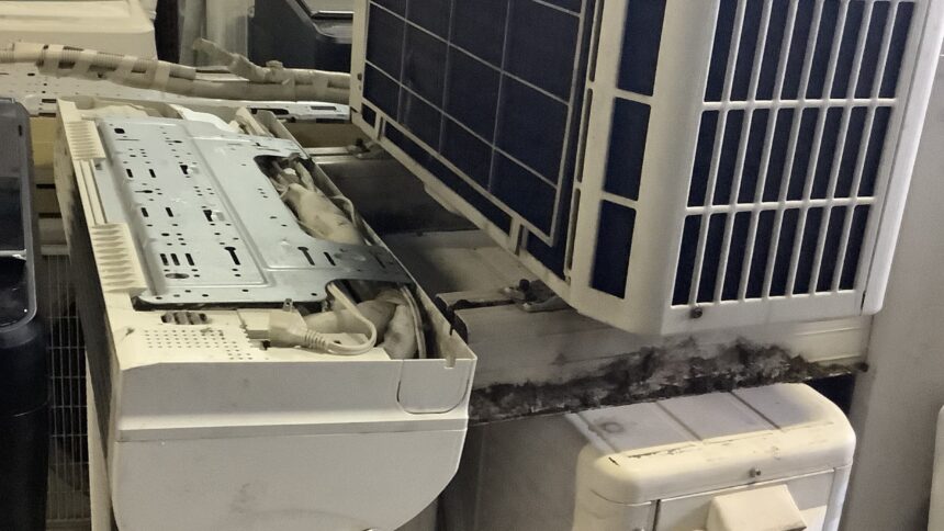 赤穂郡上郡町でエアコン回収からエアコン処分