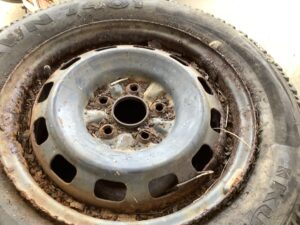 相生市で回収処分したタイヤ