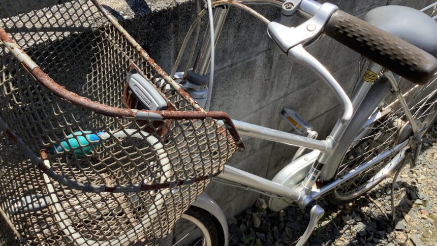 赤穂市で処分した自転車