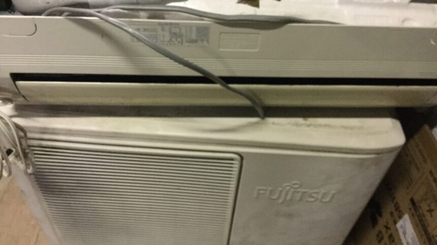 赤穂郡上郡町で取り外し処分したエアコン