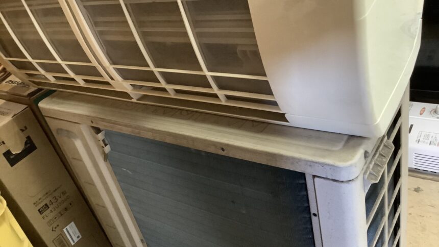 赤穂郡上郡町で取り外し処分したエアコン