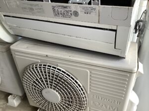 太子町立岡でエアコン取り外しからエアコン無料回収しました。