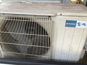 太子町塚森でエアコン取り外しからエアコン処分までしました。