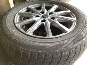 兵庫県たつの市新宮町下野でアルミタイヤの無料回収をさせて頂きました。