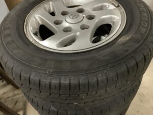 兵庫県たつの市新宮町馬立でアルミタイヤの回収からタイヤ処分までさせて頂きました。