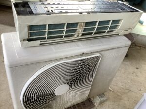 佐用郡佐用町土井でエアコン回収からエアコン処分までしました。