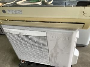 佐用郡佐用町桜山でエアコン取り外しからエアコン無料回収しました。