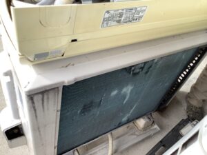 佐用郡佐用町上本郷でエアコン回収からエアコン処分までしました。