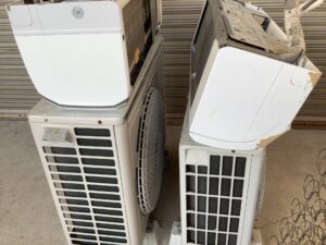 たつの市揖保川町今市でエアコン回収からエアコン処分までしました。