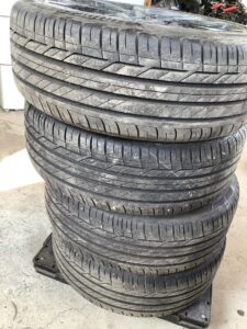 赤穂郡上郡町でタイヤの回収から処分までさせて頂きました。