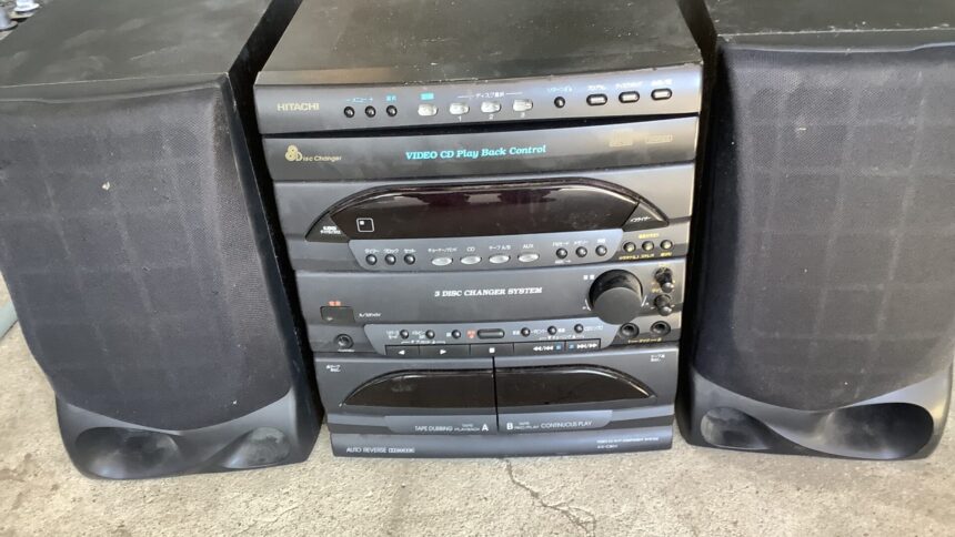 赤穂郡上郡町で処分したコンポ