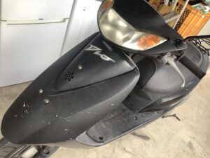 兵庫県宍粟市で処分したバイク