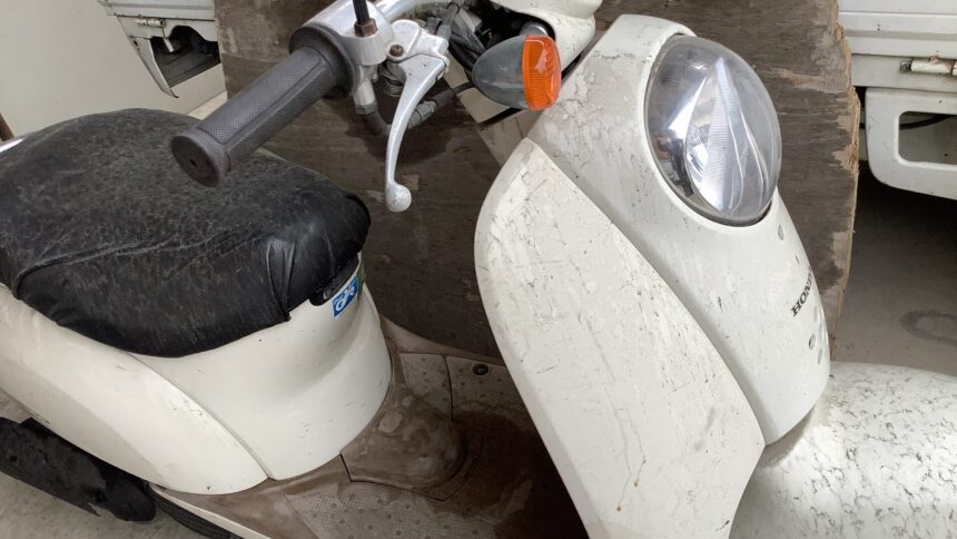 兵庫県宍粟市で処分したバイク