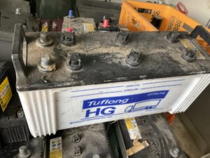 兵庫県たつの市で処分したバッテリー