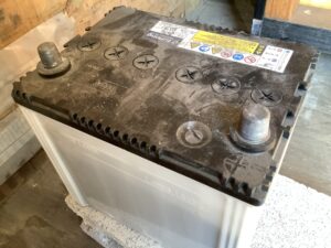 兵庫県宍粟市で処分したバッテリー