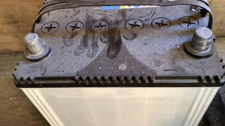 兵庫県宍粟市で処分したバッテリー