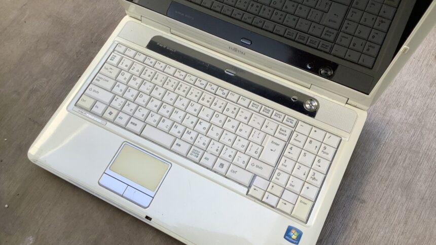 揖保郡太子町で処分したノートパソコン