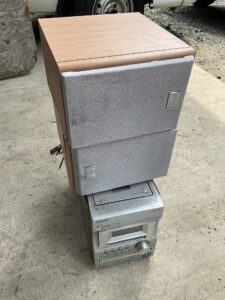 佐用郡佐用町大釜でオーディオの引き取りから処分までさせて頂きました。