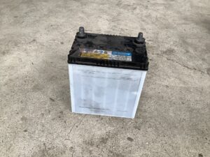 赤穂郡上郡町細野でバッテリーの引き取りから処分までさせて頂きました。