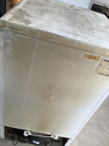 赤穂郡上郡町大枝で冷蔵庫の回収から処分までさせて頂きました。