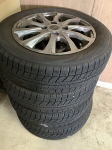 相生市双葉でタイヤの引き取りから処分までさせて頂きました。