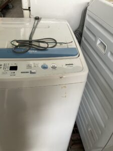 宍粟市波賀町野尻で洗濯機の回収から処分までさせて頂きました。