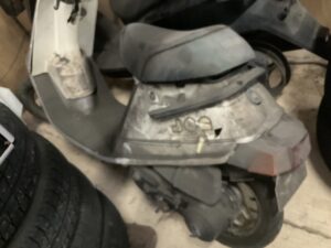 宍粟市波賀町今市でバイクの引き取りから処分までさせて頂きました。