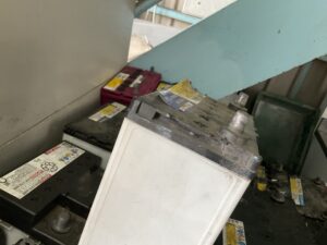 たつの市新宮町香山でバッテリーの回収から処分までさせて頂きました。