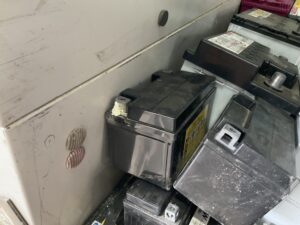 たつの市神宮町井野原でバッテリーの回収から処分までさせて頂きました。