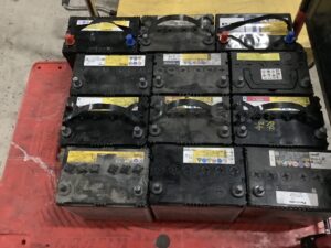 宍粟市波賀町上野でバッテリーの引き取りから処分までさせて頂きました。